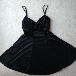 Vintage Frederick's of Hollywood Black Dress SMALL